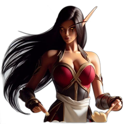 fantasy art, concept art, comic book art, pixel art transparent PNG cut-out