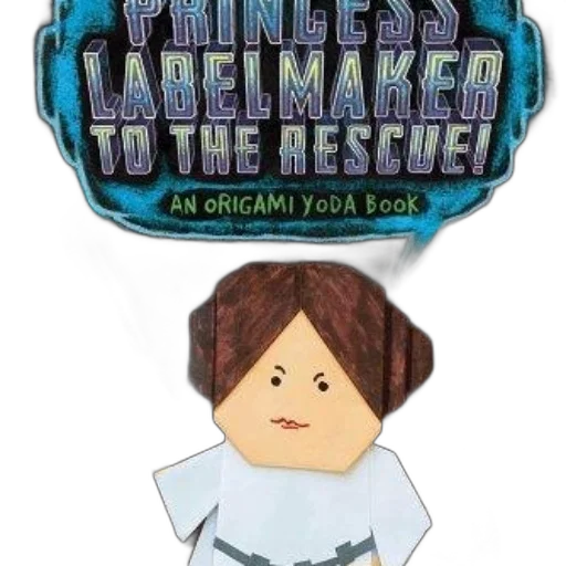 princess, labelmaker, rescue, origami transparent PNG cut-out