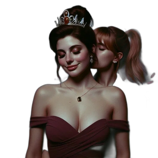 crown, jewelry, dress, concept art transparent PNG cut-out