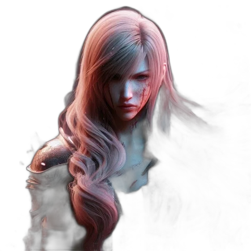 face, hair, fantasy art, concept art transparent PNG cut-out