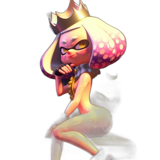 dress, crown, hat, staff transparent PNG cut-out