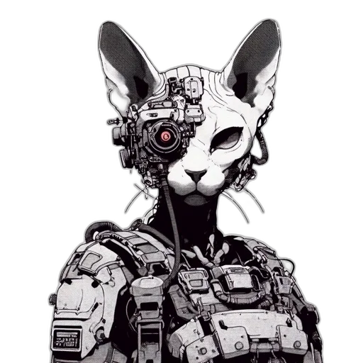 robot, mask, animal, face transparent PNG cut-out