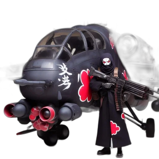 weapon, mask, concept art, elaborate transparent PNG cut-out