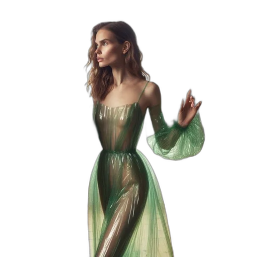 dress, concept art, fantasy art, photorealistic transparent PNG cut-out