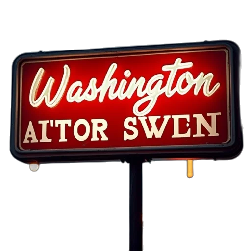 weapon, staff, neon lights, washington transparent PNG cut-out