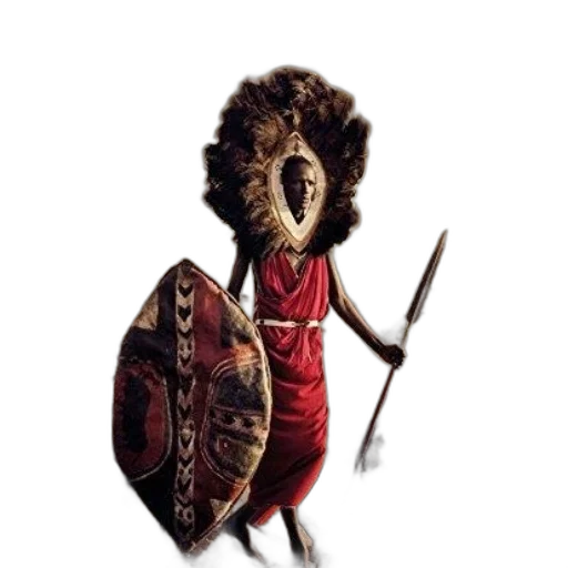 staff, creature, mask, sword transparent PNG cut-out