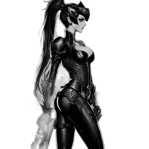 mask, comic book art, concept art, fantasy art transparent PNG cut-out