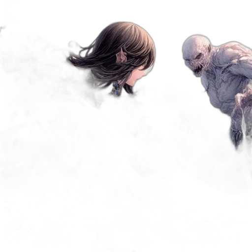 creature, mask, concept art, fantasy art transparent PNG cut-out