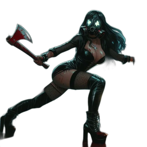 staff, weapon, robot, mask transparent PNG cut-out