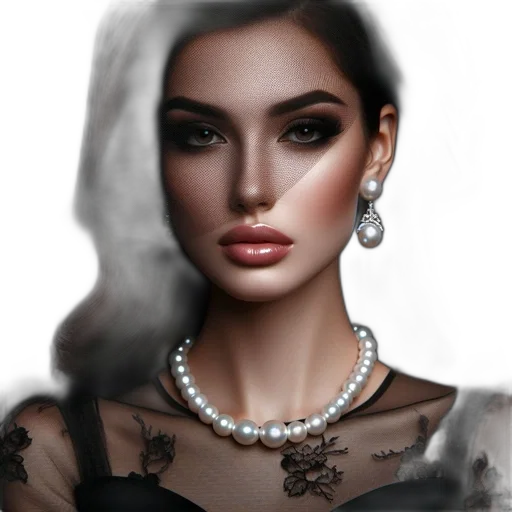 jewelry, face, crown, dress transparent PNG cut-out