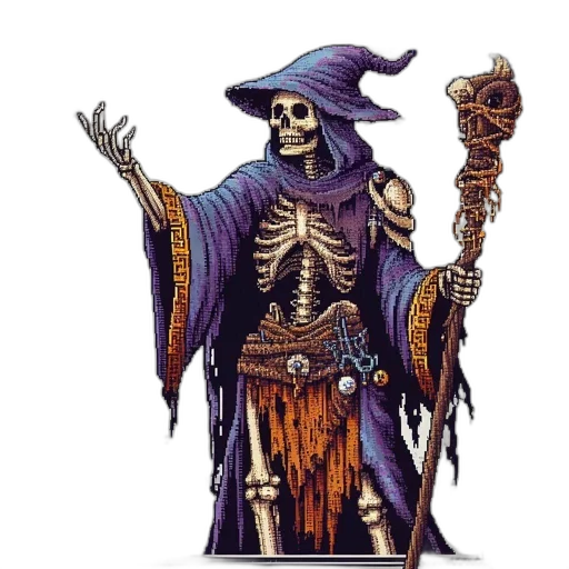 staff, fantasy art, concept art, pixel art transparent PNG cut-out