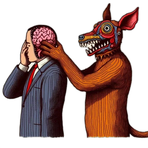 mask, animal, creature, face transparent PNG cut-out