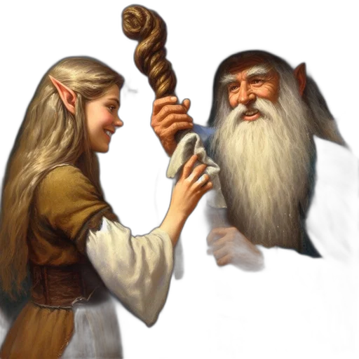 staff, sword, weapon, fantasy art transparent PNG cut-out