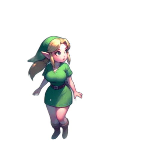 dress, staff, weapon, face transparent PNG cut-out