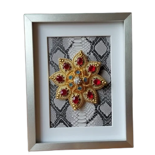 jewelry, crown, flower, silver-framed transparent PNG cut-out
