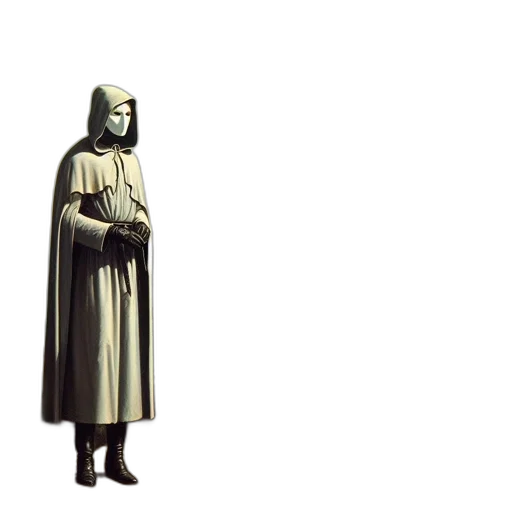 staff, sword, mask, dress transparent PNG cut-out
