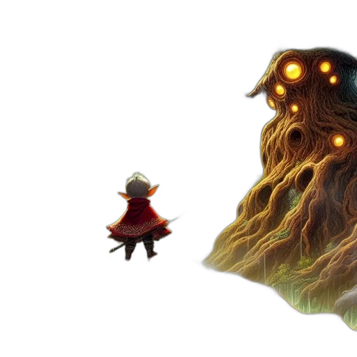 creature, hat, crown, concept art transparent PNG cut-out