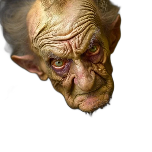 face, mask, creature, staff transparent PNG cut-out