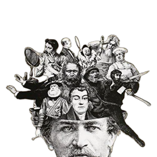 hat, staff, face, crown transparent PNG cut-out