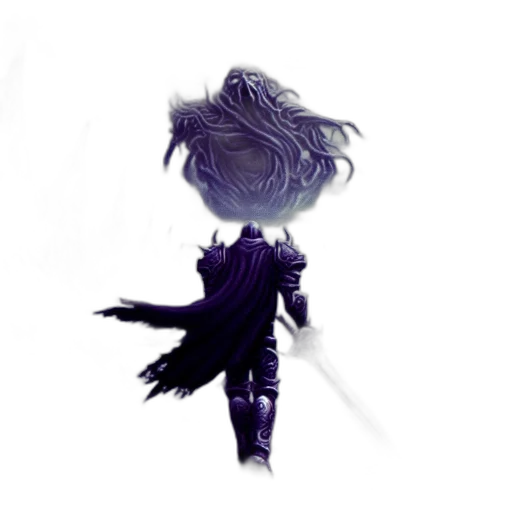 sword, hair, weapon, staff transparent PNG cut-out