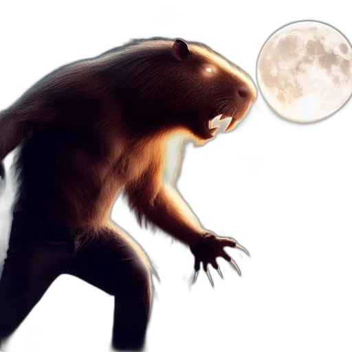 creature, animal, concept art, photorealistic transparent PNG cut-out