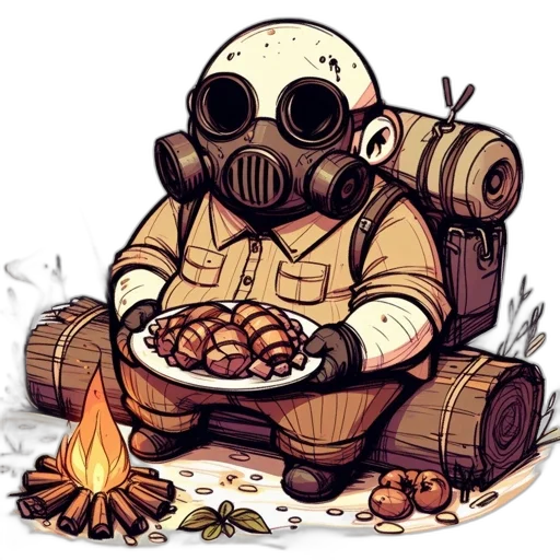 robot, food, creature, jacket transparent PNG cut-out