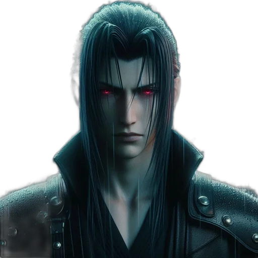 face, concept art, fantasy art, cyberpunk transparent PNG cut-out