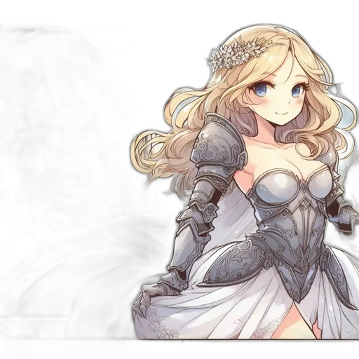 dress, sword, weapon, crown transparent PNG cut-out