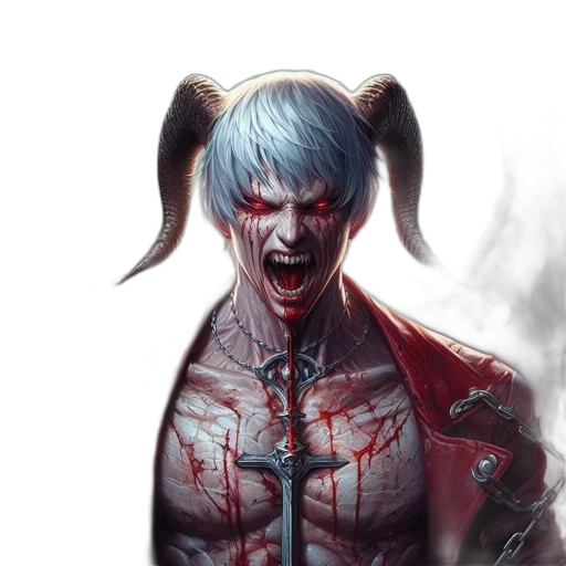 face, creature, concept art, fantasy art transparent PNG cut-out