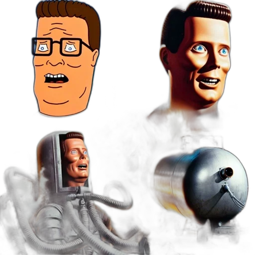 robot, mask, face, creature transparent PNG cut-out
