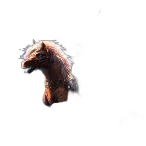 dragon, animal, creature, hair transparent PNG cut-out