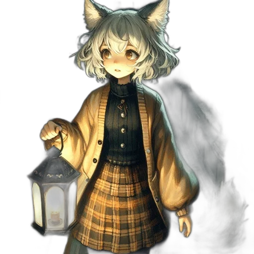 staff, dress, mask, creature transparent PNG cut-out