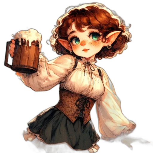 staff, dress, fantasy art, concept art transparent PNG cut-out