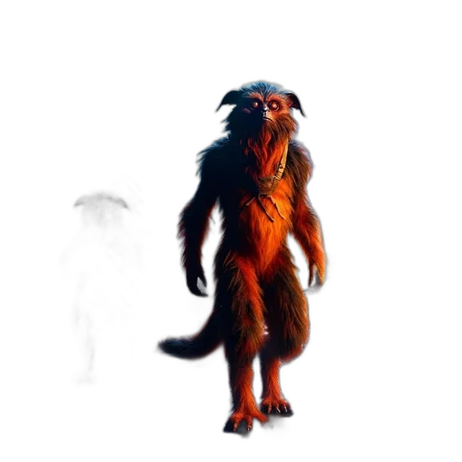 creature, dragon, animal, staff transparent PNG cut-out