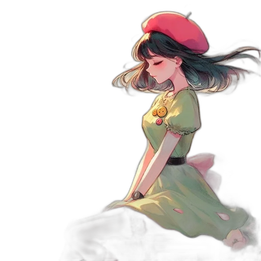 dress, hat, crown, concept art transparent PNG cut-out