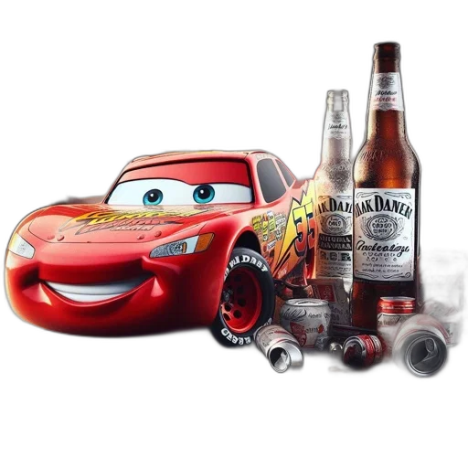 car, bottle, robot, weapon transparent PNG cut-out