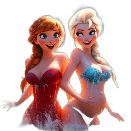 dress, concept art, cartoon, 3d render transparent PNG cut-out