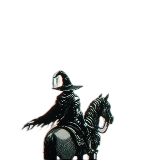 hat, staff, robot, animal transparent PNG cut-out
