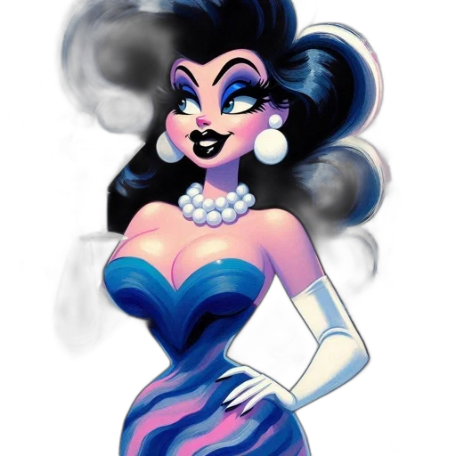 dress, jewelry, crown, cartoon transparent PNG cut-out