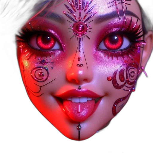 mask, face, jewelry, fantasy art transparent PNG cut-out