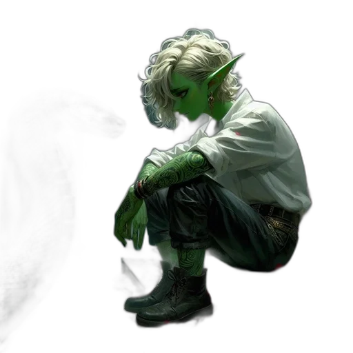 mask, dragon, creature, staff transparent PNG cut-out