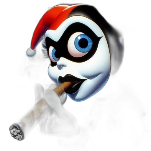 mask, concept art, 3d render, cartoon transparent PNG cut-out