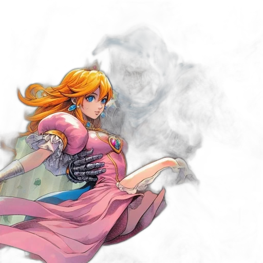 dress, sword, weapon, fantasy art transparent PNG cut-out