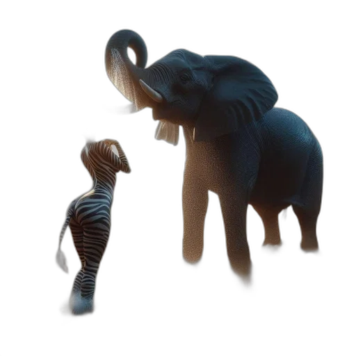 animal, creature, 3d render, concept art transparent PNG cut-out