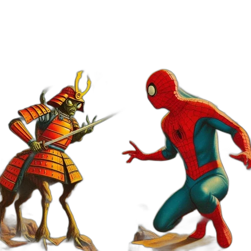 concept art, comic book art, fantasy art, 3d render transparent PNG cut-out