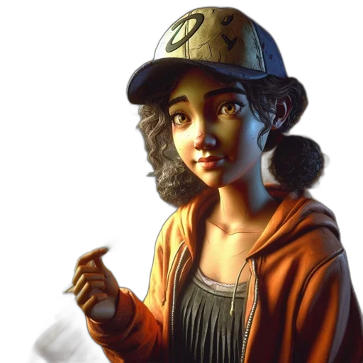 hat, face, staff, jacket transparent PNG cut-out