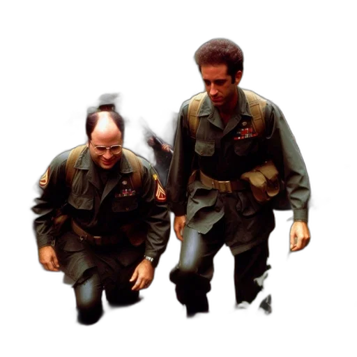 jacket, weapon, hair, concept art transparent PNG cut-out