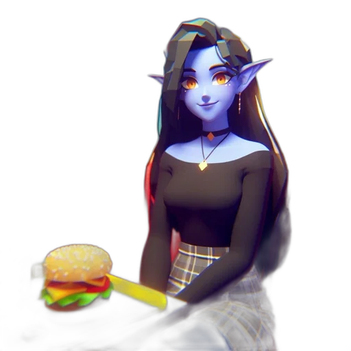 food, staff, dress, creature transparent PNG cut-out
