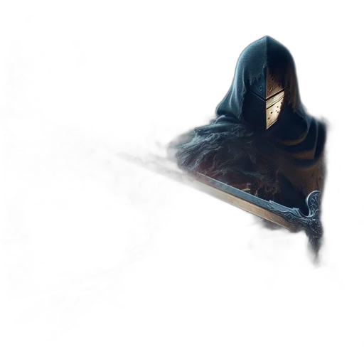 mask, sword, weapon, jacket transparent PNG cut-out