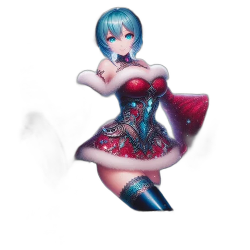 dress, robot, staff, weapon transparent PNG cut-out